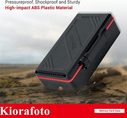 Kiorafoto 58 Slots TF Micro SD MSD Memory Card Case Holder Water-Resistant - Image 5