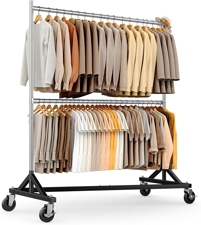 HOKEEPER Z Rack for Clothing Heavy Duty Clothes Rack Hold 550 LBS Commercial by HOKEEPER