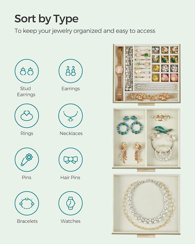 SONGMICS Jewelry Box Organizer - Image 3