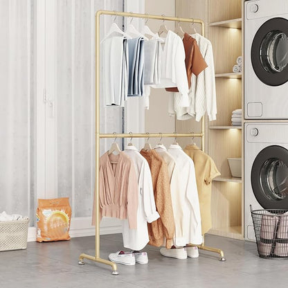 Industrial Pipe Clothing Rack, Heavy Duty Metal Clothes Rack - Image 3