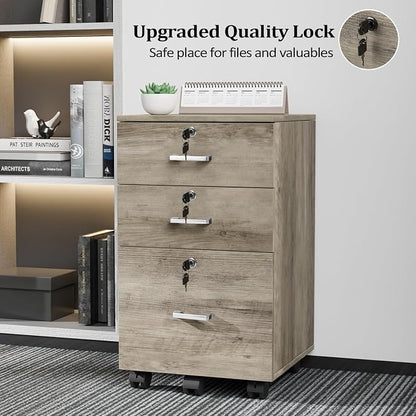 VINGLI 3-Drawer File Cabinet - Image 5