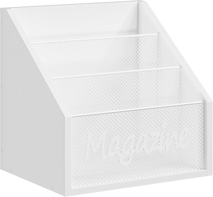 Magazine Holder, Wood Magazine Rack Floor, Mail Organizer Countertop, Magazine - Image 8