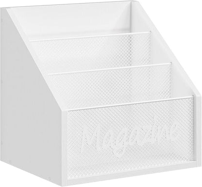 Magazine Holder, Wood Magazine Rack Floor, Mail Organizer Countertop, Magazine - Image 8