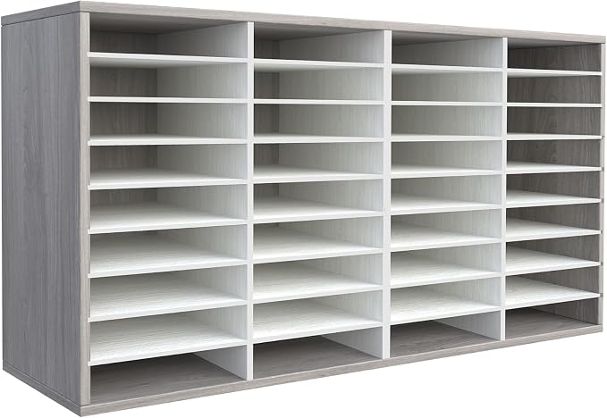 TQVAI Literature Organizer, Heavy Duty 36 Compartments Countertop Mail Organizer by TQVAI