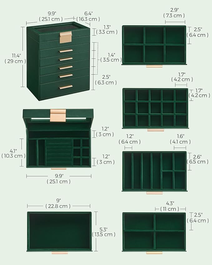 SONGMICS Jewelry Box Organizer - Image 5