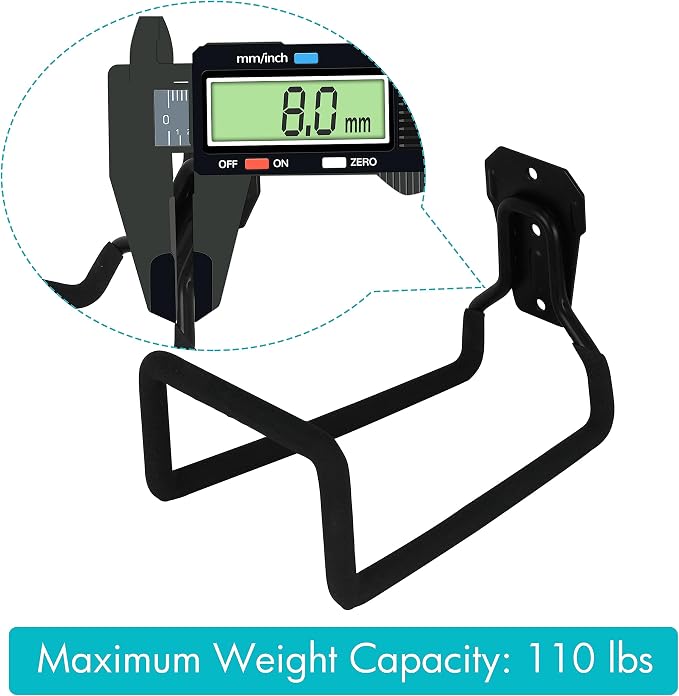 PHYEX Garden Hose Holder Wall Mount, Metal Hanger - Image 4