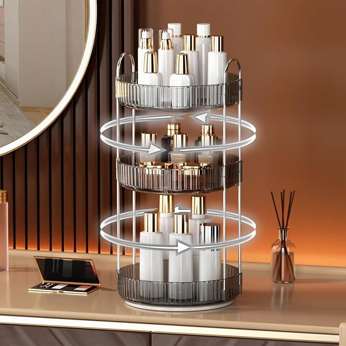 YCIA&DONE 360 Rotating Makeup Organizer and Storage - Image 3