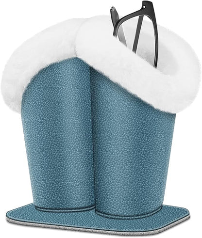 Fintie Plush Lined Double Eyeglasses Holder by Fintie