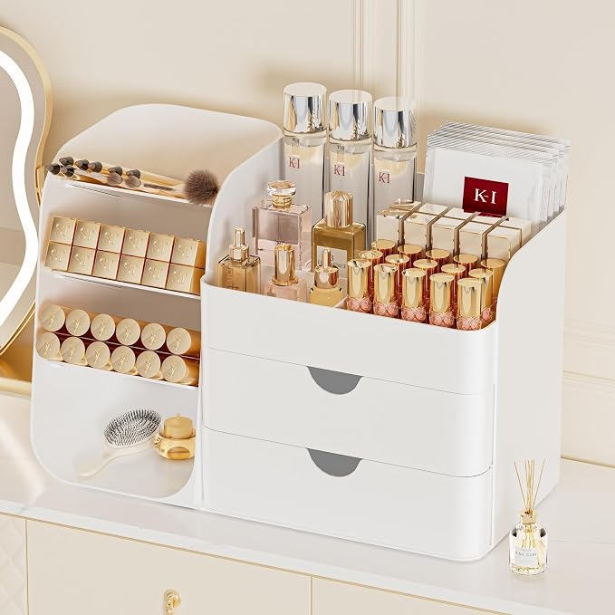Makeup Organizer with Drawers, Large Capacity Countertop Organizer - Image 5