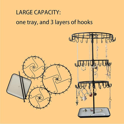 Multi-layer Jewelry Organizer Chic Box Metal Jewelry - Image 3