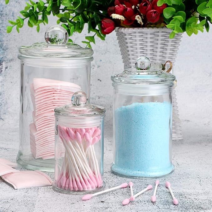 MDLUU Glass Canisters, Apothecary Jars - Image 6