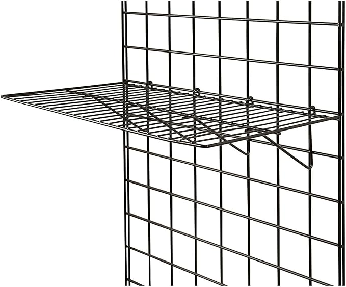 Only Garment Racks BLK-2412 Grid Panel Display Shelf by Only+Garment+Racks