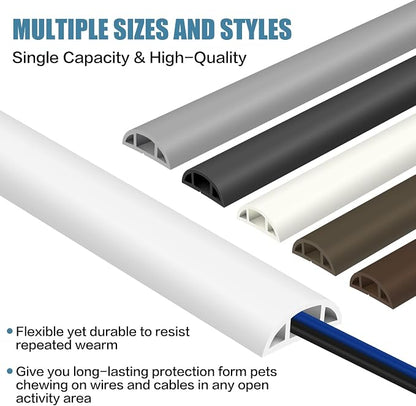 Floor Cord Covers for Wires 20FT Cable Hider Wire Coverr Self Adhesive Cord - Image 6