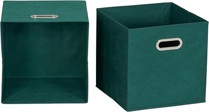 Household Essentials Foldable Fabric Storage Cubes 6-Pack – 11x11x11 Stackable - Image 4