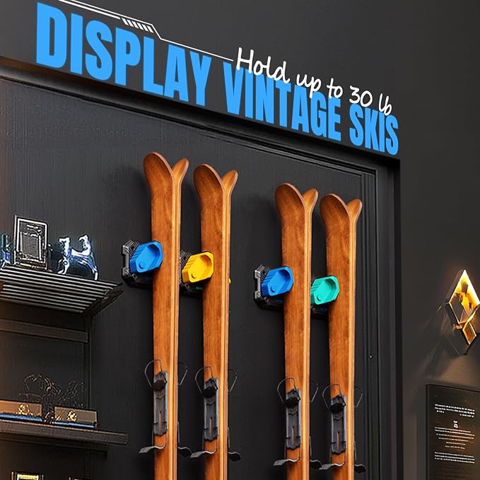 Ski & Snowboard Wall Rack for Garage - Image 4