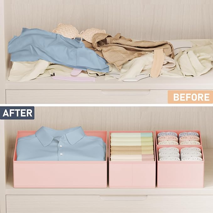DIMJ Drawer Organizer Clothes Storage - Image 7