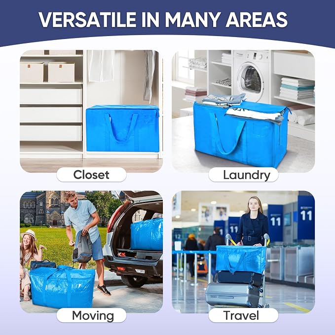 TICONN 4 Pack Extra Large Moving Bags - Image 9