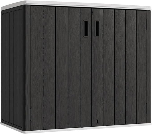 KINYING Outdoor Horizontal Storage Sheds, 37 Cu.ft Outdoor Storage Cabinet by KINYING