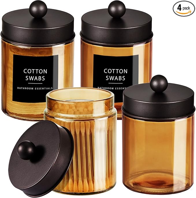 Amolliar Bronze Glass Apothecary Jar by Amolliar