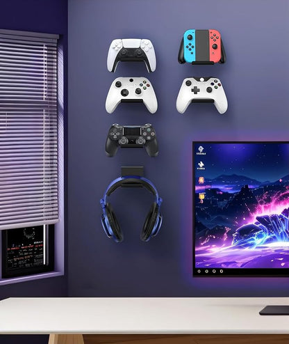 6 Pack Foldable Controller Wall Mount Holder - Image 6