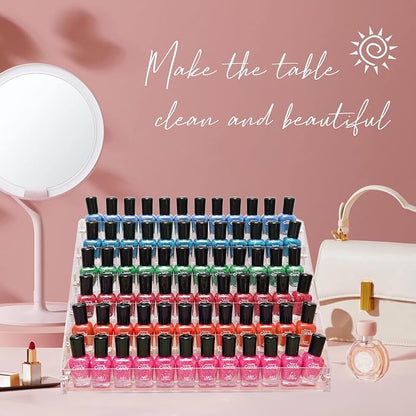 Acrylic Nail Polish Organizer Rack, 6 Tier Holder Stand, Paint Rack Gel Nail - Image 4