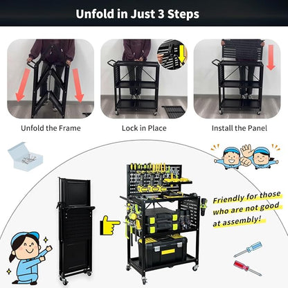 Lumizone Rolling Tool Cart - Image 2