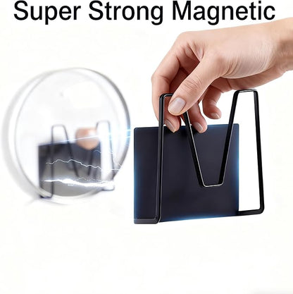 Magnetic Pot Lid Holder for Refrigerator, 2 Pack Strong Magnetic Pot Lid - Image 3