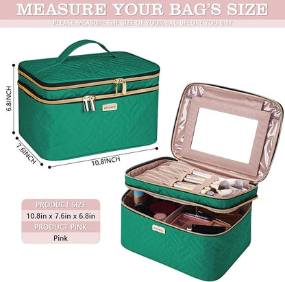 8.8L Double Layer Travel Makeup Bag - Image 2