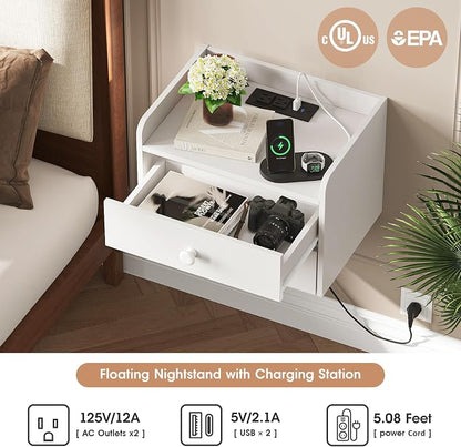 Floating Nightstand Set of 2 - Image 4