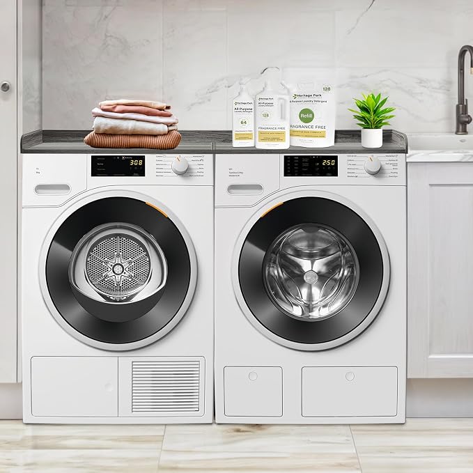 Royxen Washer Dryer Countertop, 27.4" x 54" Wood Universal Fit, Washer Dryer - Image 6