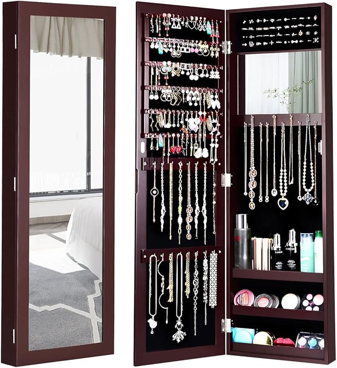 Giantex Wall Mounted Jewelry Cabinet by Giantex