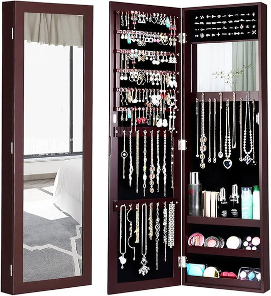 Giantex Wall Mounted Jewelry Cabinet by Giantex