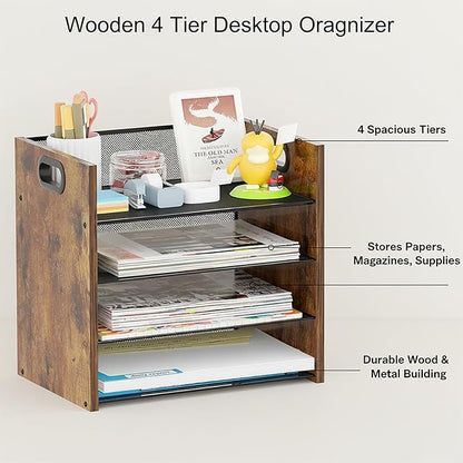 Wood Desk Organizer - Image 2