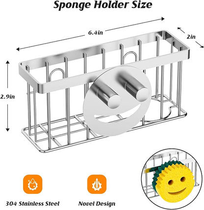 Sponge Holder Smiley Face, Sink Caddy - Image 3