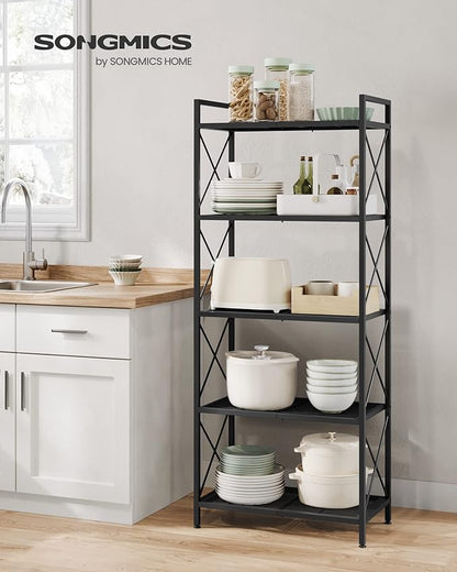 SONGMICS 5-Tier Metal Storage Rack, Shelving Unit - Image 2
