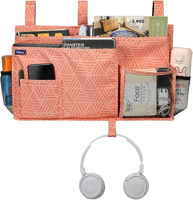 Surblue Bedside Caddy Hanging Organizer Storage Bag Pocket - Image 2