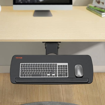 VEVOR Under-Desk Keyboard Tray, Adjustable - Image 8