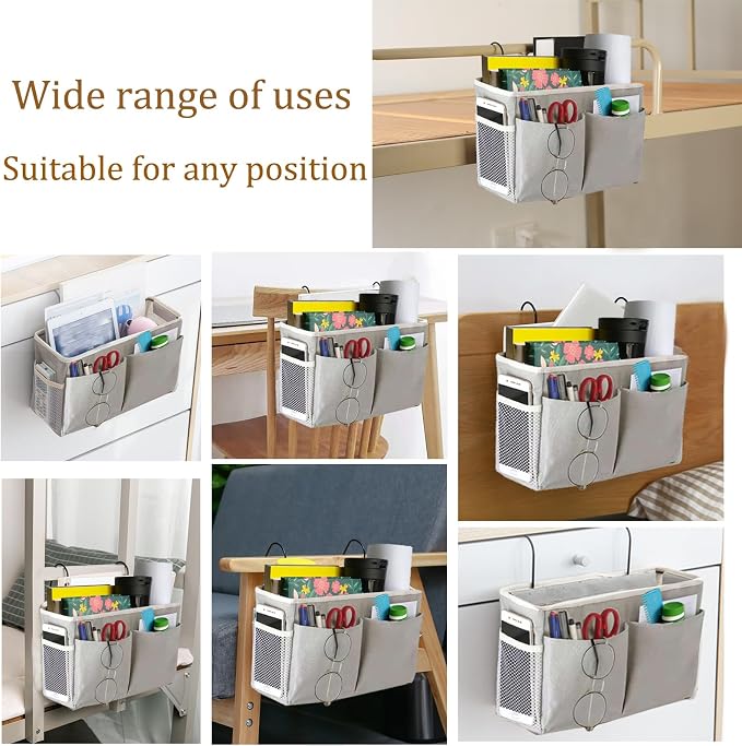 Bedside Caddy, Bedside Hanging Storage Organizer - Image 5