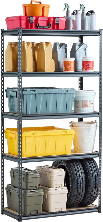 VEVOR Storage Shelves, 2000 lbs, 5 Tier Garage Storage Shelving by VEVOR
