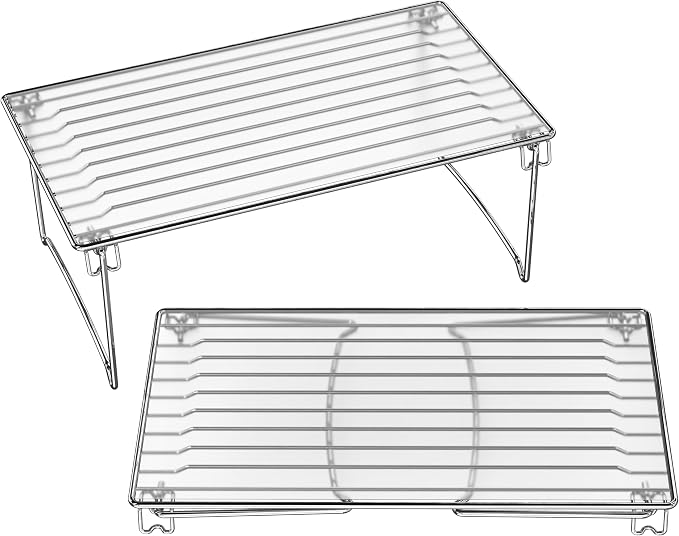 Deco Brothers Stackable Cabinet Shelf Organizer, 2 Pack - Image 4