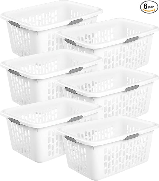 Sterilite Laundry Basket, Plastic Clothes Hamper, Large Rectangle Bin by Sterilite