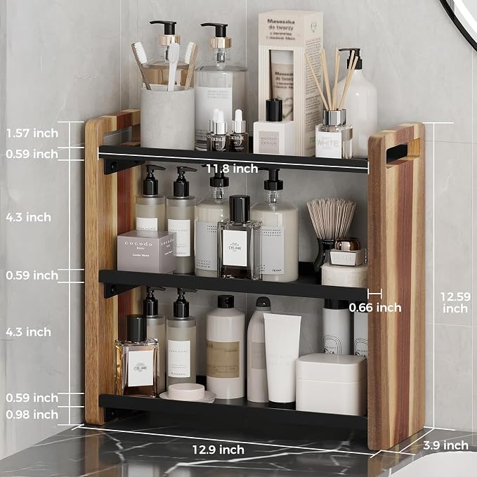 Bathroom Counter Organizer, Bathroom Counter Shelf, Bathrooms Organizers - Image 2