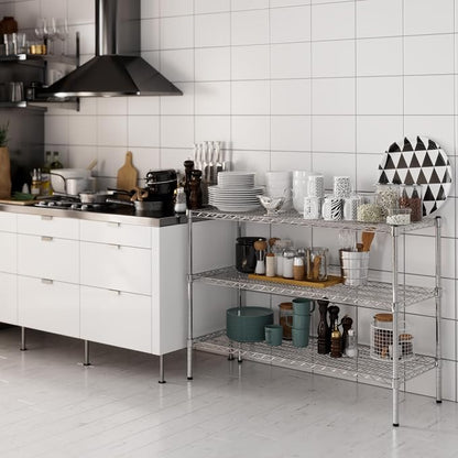 18" Deep x 48" Wide x 34" Height Wire Shelving Kit | 3-Tier | NSF Commercial - Image 6