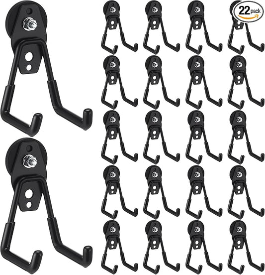 Landhoow Large Magnetic Hooks Heavy Duty Garage Magnet Hooks Strong Storage by Landhoow