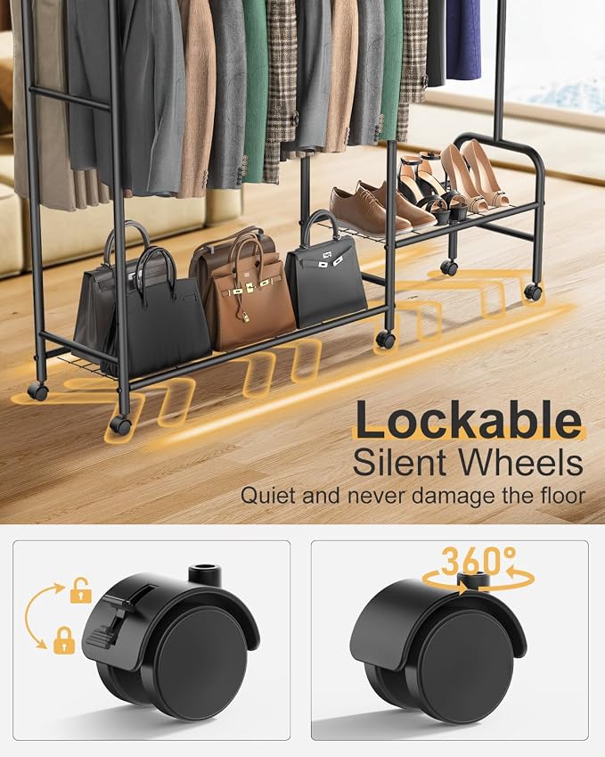 3-In-1 Clothes Racks For Hanging Clothes - Image 5