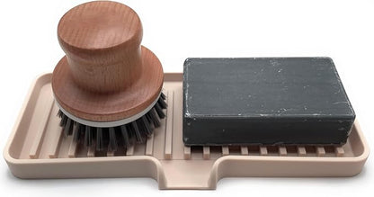 Happitasa Silicone Soap Dish Tray and Sponge Holder - Image 7