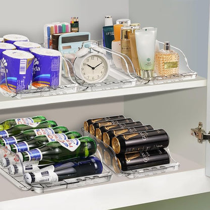 Clear Width Adjustable Soda Can Organizer - Image 4