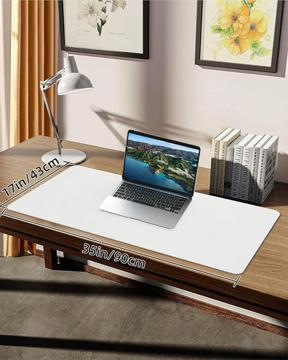 PULeather Non-Slip Desk Mat, Large Mouse Pad & Laptop Desk Pad - Image 2