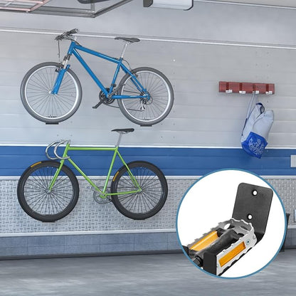 3 Pack Bike Wall Mount Bike Pedal Hanger Wall Mount Bike Hangers Heavy Duty - Image 6