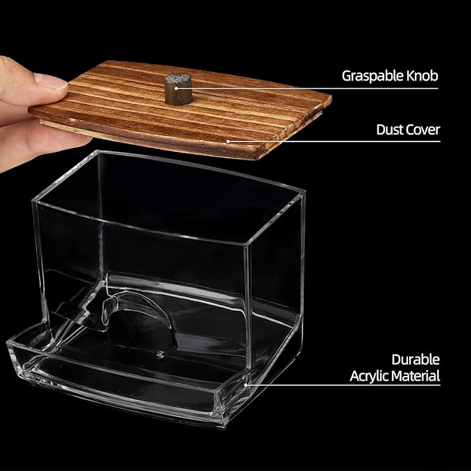 Tbestmax 10oz Qtip Holder Dispenser - Image 4